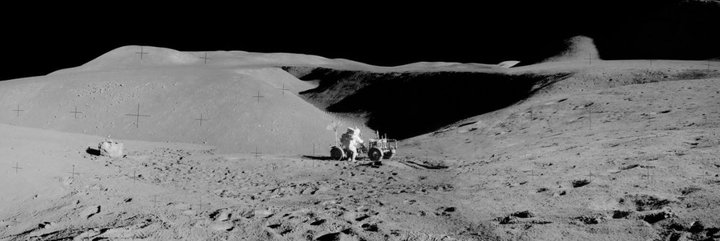Этот снимок поверхности Луны сделал астонавт Джеймс Ирвин. Миссия «Аполлон-15», 1971 год. Фото: NASA