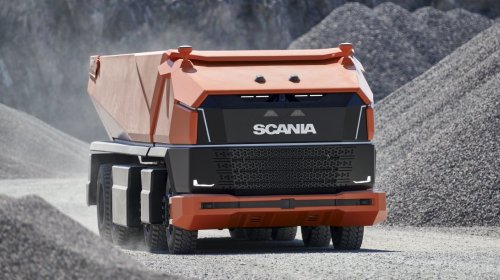 Грузовик-робот Scania AXL