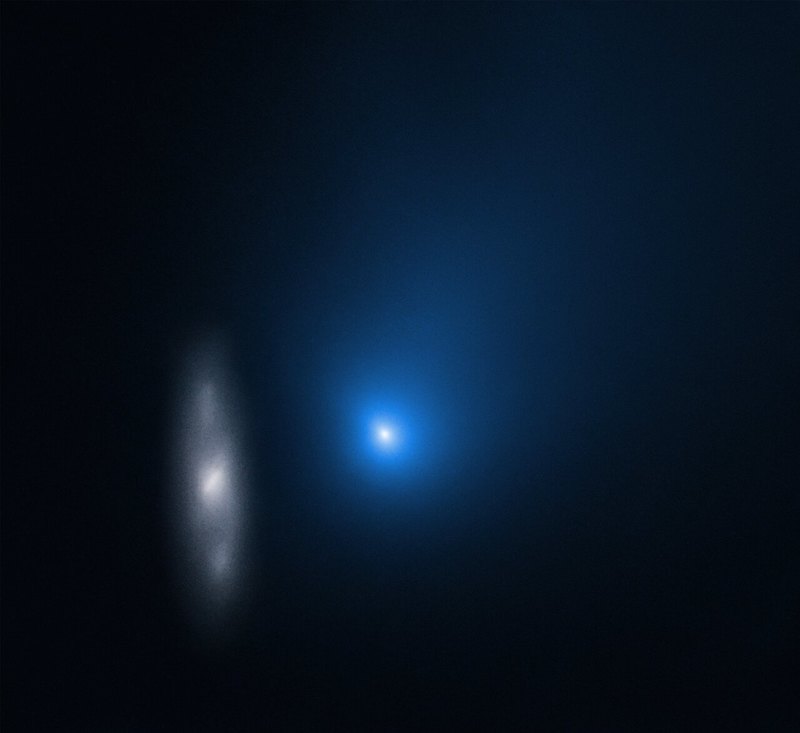 Снимок кометы, полученный 