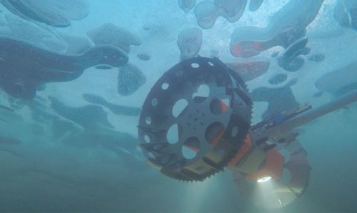 Робот BRUIE под водой