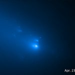 Получены самые детальные кадры распада ядра кометы