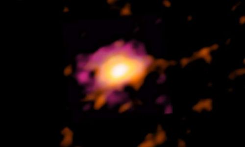 Снимок телескопа ALMA